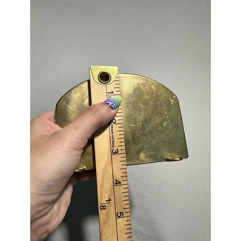 VTG Ornate Brass Rococco Style Wall Bracket/Shelf For Small Statues